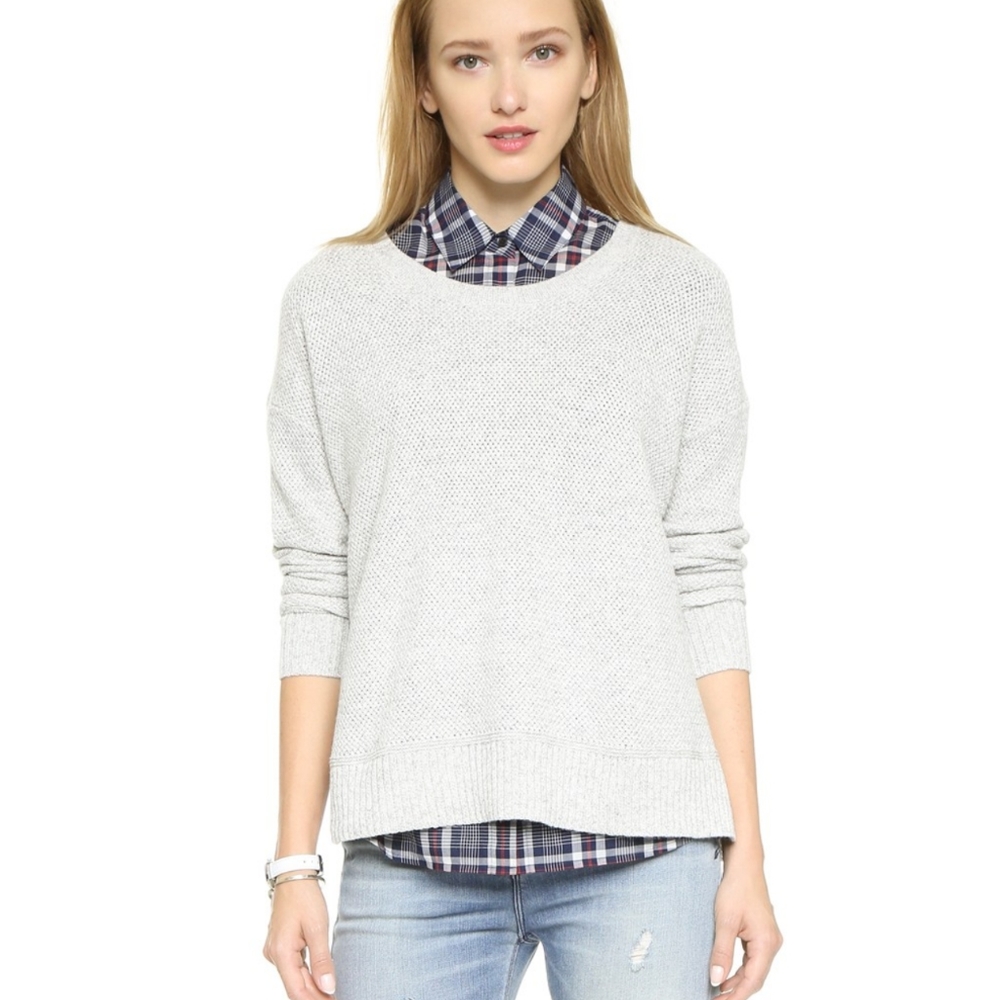 Madewell Ariel Thermal Textured Pullover S…